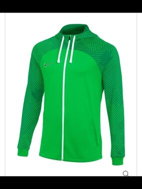 Nike Men’s Bright Green Full-Zip Hooded Performance Jacket